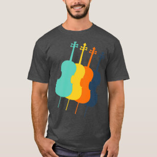 Farbenfrohe CelloTShirt T-Shirt