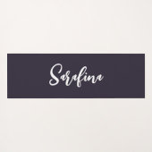 Farbenfrohe Chakra-Blume Personalisiert Yogamatte (Rückseite (Horizontal))