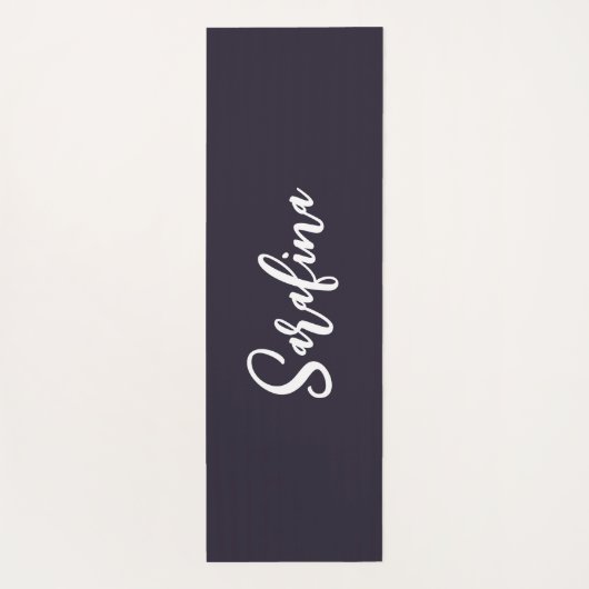 Farbenfrohe Chakra-Blume Personalisiert Yogamatte (Rückseite)