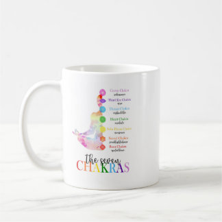 Farbenfrohe Chakra-Tasse Kaffeetasse