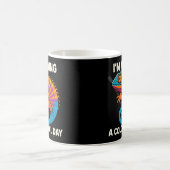 Farbenfrohe Chameleon Lizard Life Rainbow Reptil Kaffeetasse (Mittel)