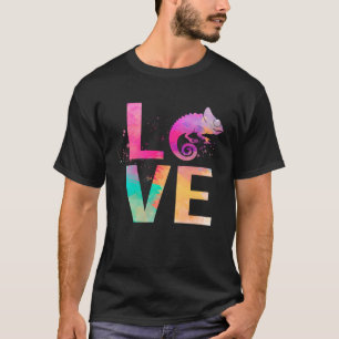 Farbenfrohe Chameleon Mama Chameleon T-Shirt