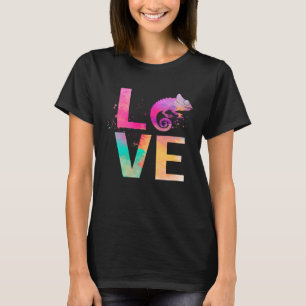 Farbenfrohe Chameleon Mama Chameleon T-Shirt