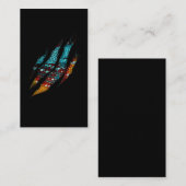 Farbenfrohe Chameleon Skin Visitenkarte (Vorne/Hinten)