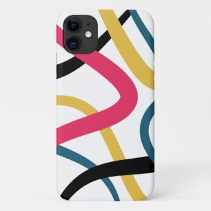 Farbenfrohe, chaotische, kühn lebendige moderne gr Case-Mate iPhone hülle