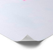 Farbenfrohe Chat Art Poster (Ecke)