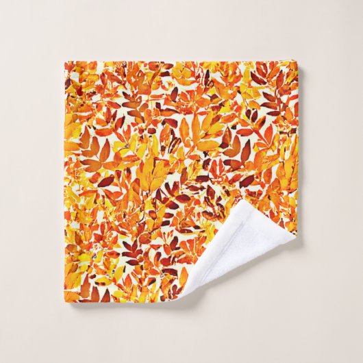 Farbenfrohe Chic Chroma Canopy Stilvolle Foliage Badhandtuch Set (Waschlappen)