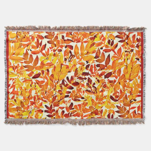 Farbenfrohe Chic Chroma Canopy Stilvolle Foliage Decke (Vorderseite)