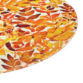 Farbenfrohe Chic Chroma Canopy Stilvolle Foliage Schneidebrett (Ecke)