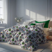 Farbenfrohe Chic Floral gestanztes Glasmuster Kissenbezug