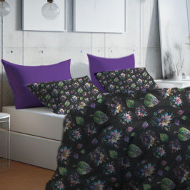 Farbenfrohe Chic Floral gestanztes Glasmuster Kissenbezug