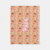 Farbenfrohe chinesische Laternen Fleecedecke (Vorderseite)