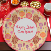 Farbenfrohe chinesische Laternen Lunar-Neujahr