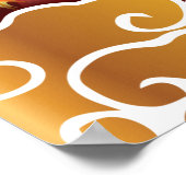 Farbenfrohe chinesische New Year Drachen & People Poster (Ecke)