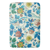 Farbenfrohe Chinoiserie Traditionelles, florales M Badematte (Vorderseite Vertikal)