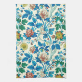 Farbenfrohe Chinoiserie Traditionelles, florales M Geschirrtuch (Vertikal)