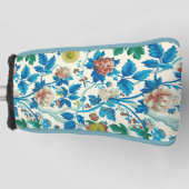 Farbenfrohe Chinoiserie Traditionelles, florales M Golf Headcover (Vorderseite)