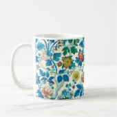 Farbenfrohe Chinoiserie Traditionelles, florales M Kaffeetasse (Links)