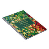 Farbenfrohe CHRISTMAS STARTEN Abstrakt Personalisi Notizblock (Rechte Seite)