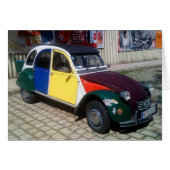 Farbenfrohe Citroen 2 CV (Vorderseite (Horizontal))