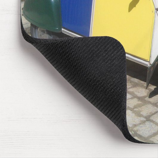 Farbenfrohe Citroen 2 CV Mousepad (Ecke)