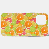 Farbenfrohe Citrus individuelle Name-Fälle Case-Mate iPhone Hülle (Rückseite (Horizontal))