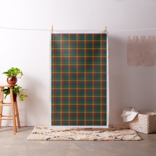 Farbenfrohe Clan Buchanan Tartan Kariertes Gewebe Stoff (Beispiel)