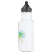 Farbenfrohe Cloud World Map Trinkflasche (Rechts)