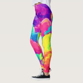 Farbenfrohe Cloudscape Art Leggings (Links)