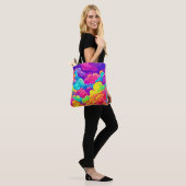 Farbenfrohe Cloudscape Art Tasche (Am Model)