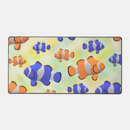 Farbenfrohe Clownfischmeere 3d aquatische Gestaltu Schreibtischunterlage