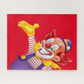 Farbenfrohe Clowngesicht Puzzle (Horizontal)