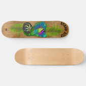 Farbenfrohe Cobra D-Marke Skateboard (Horizontal)