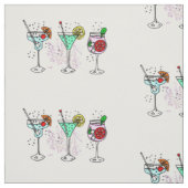 Farbenfrohe Cocktailbrille Stoff (Muster)