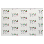 Farbenfrohe Cocktailbrille Stoff (Fat Quarter (45,7 x 55,9 cm))