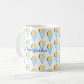 Farbenfrohe Cold Cone Dessert Kaffeetasse (Vorderseite Links)