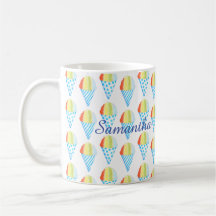 Farbenfrohe Cold Cone Dessert