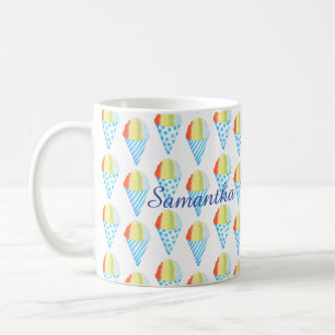 Farbenfrohe Cold Cone Dessert Kaffeetasse