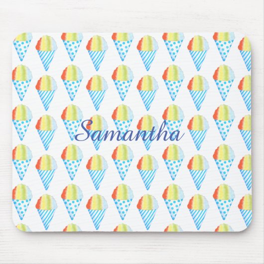 Farbenfrohe Cold Cone Dessert Mousepad (Vorne)