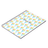 Farbenfrohe Cold Cone Dessert Notizblock (Linke Seite)