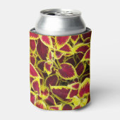 Farbenfrohe Coleus Pflanze Blätter Dosenkühler (Kanne Vorderseite)