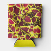 Farbenfrohe Coleus Pflanze Blätter Dosenkühler (Vorderseite)