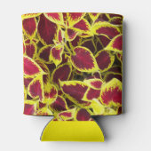 Farbenfrohe Coleus Pflanze Blätter Dosenkühler (Rückseite)