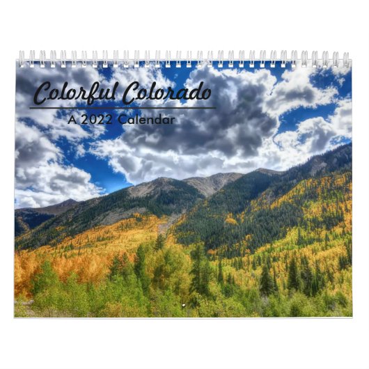 Farbenfrohe Colorado 2022 Kalender (Titelbild)