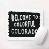 Farbenfrohe Colorado-Begrüßung Mousepad (Mit Mouse)