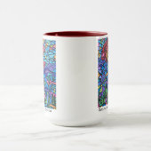 Farbenfrohe Colorado-Flagge und lebendige Landscha Tasse (Zentrum)