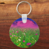 Farbenfrohe Colorado, Pikes Peak Mountain Schlüsselanhänger (Vorderseite)