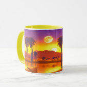 Farbenfrohe Combo-Tasse für digitales Design - Das Tasse (Vorderseite Links)