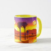 Farbenfrohe Combo-Tasse für digitales Design - Das Tasse (VorderseiteRechts)