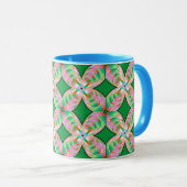 Farbenfrohe Combo-Tasse für digitales Design - per Tasse (VorderseiteRechts)